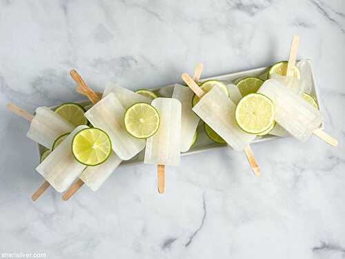 Pop! goes my summer: limeade pops | Sheri Silver - living a well-tended life... at any age