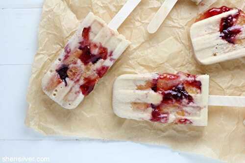 Pop! goes my summer: peanut butter & jelly pops | Sheri Silver - living a well-tended life... at any age