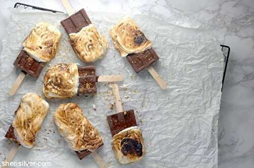Pop! goes my summer: s'mores popsicles (i know) | Sheri Silver - living a well-tended life... at any age