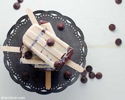 Pop! goes my summer: tahini stracciatella pops | Sheri Silver - living a well-tended life... at any age