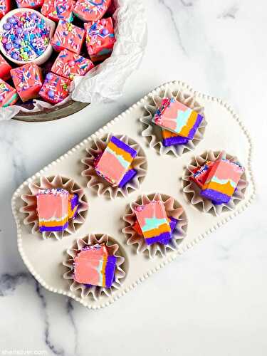 Rainbow fudge | Sheri Silver - living a well-tended life... at any age