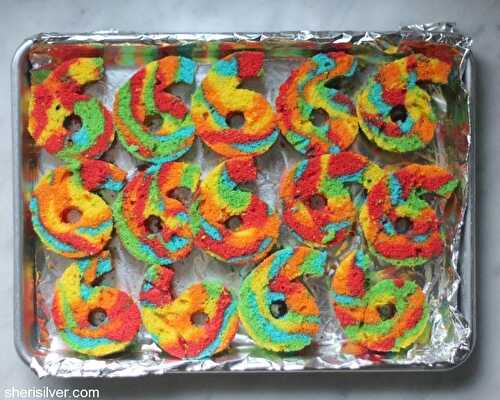 Rainbow surprise cake