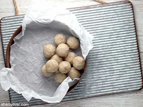 Raw donut holes {vegan} | Sheri Silver - living a well-tended life... at any age