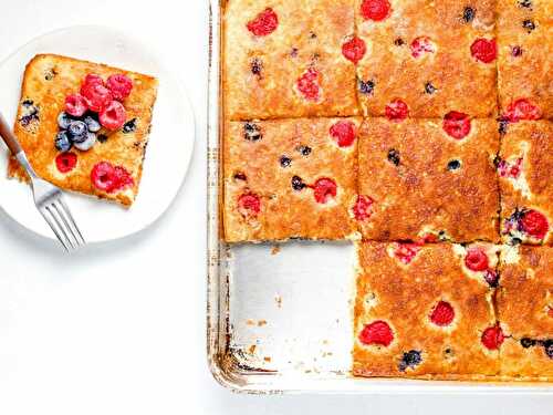 Sheet pan pancakes | Sheri Silver - living a well-tended life... at any age