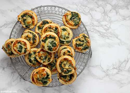 Shortcuts: spinach pinwheels | Sheri Silver - living a well-tended life... at any age
