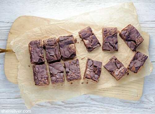 Small batch brownies {vegan} | Sheri Silver - living a well-tended life... at any age