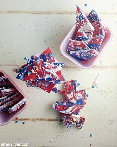Snack it to me: red white & blue bark | Sheri Silver - living a well-tended life... at any age