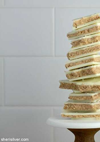 Snack it to me: salted almond butter bark | Sheri Silver - living a well-tended life... at any age