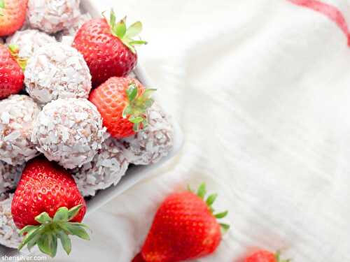 Snack it to me: strawberry energy bites | Sheri Silver - living a well-tended life... at any age
