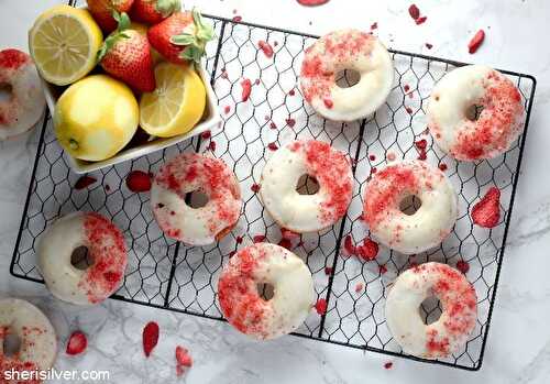 Strawberry lemonade doughnuts | Sheri Silver - living a well-tended life... at any age