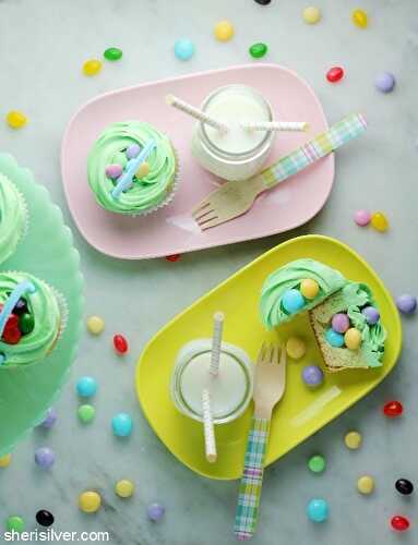 "Surprise" cupcake baskets for spring! | Sheri Silver - living a well-tended life... at any age