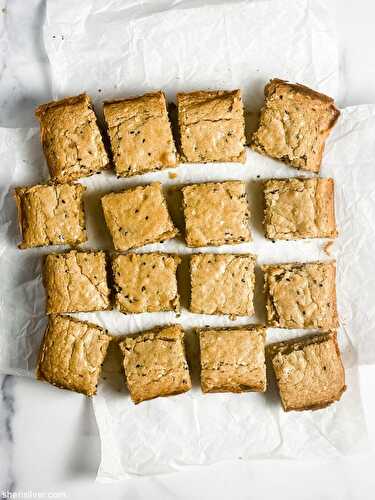 Tahini blondies | Sheri Silver - living a well-tended life... at any age