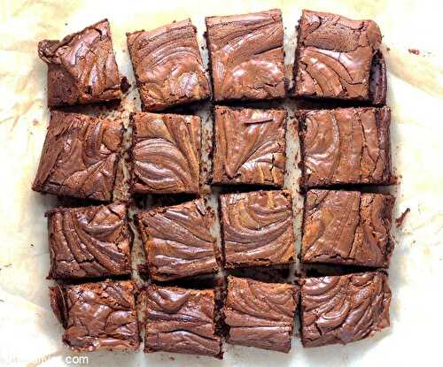 Tahini brownies two ways! | Sheri Silver - living a well-tended life... at any age