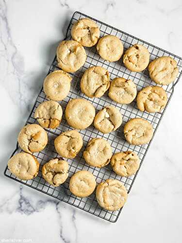 Tahini white chocolate chip cookies | Sheri Silver - living a well-tended life... at any age