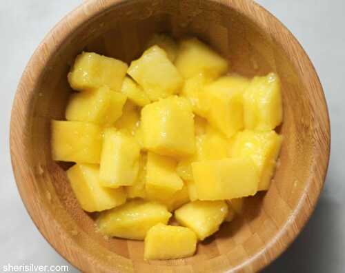 The easiest way to peel a mango