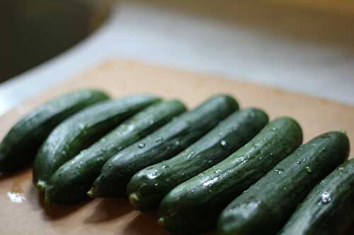 To market: persian cucumbers | Sheri Silver - living a well-tended life... at any age