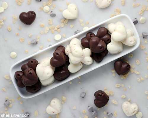 Two-ingredient Nestle crunch hearts! | Sheri Silver - living a well-tended life... at any age