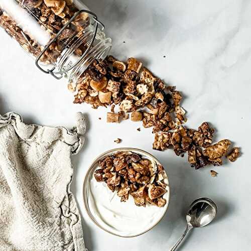 The BEST matzo granola!