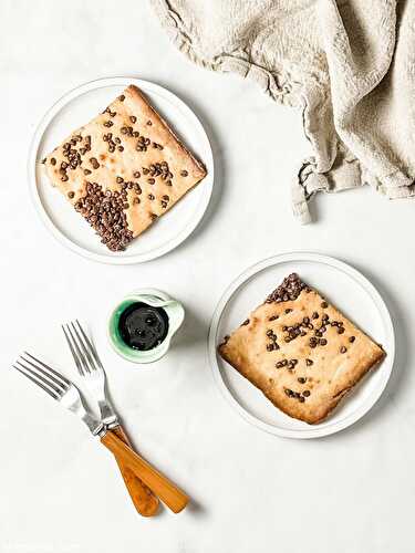 Chocolate chip sheet pan pancakes