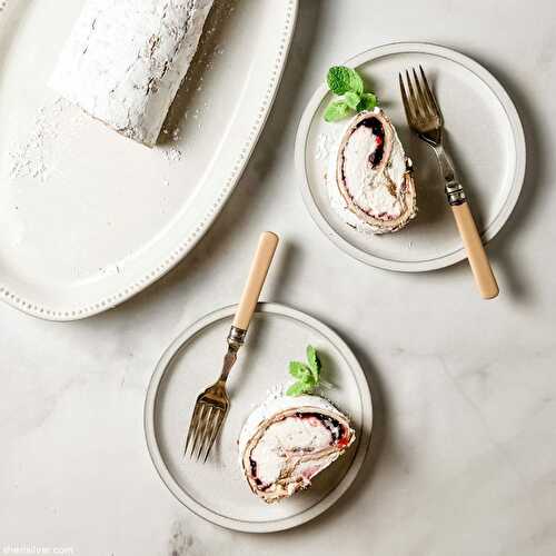 Gluten free meringue roll!
