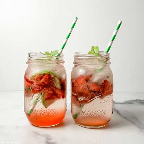 Mint simple syrup