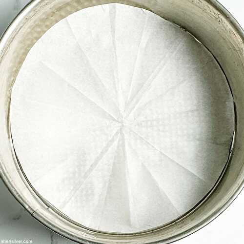 How to make a parchment paper round
