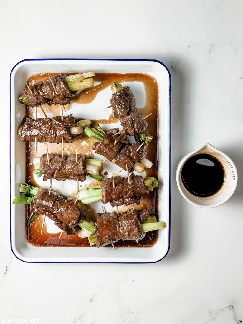 Make this easy beef scallion negimaki recipe tonight!