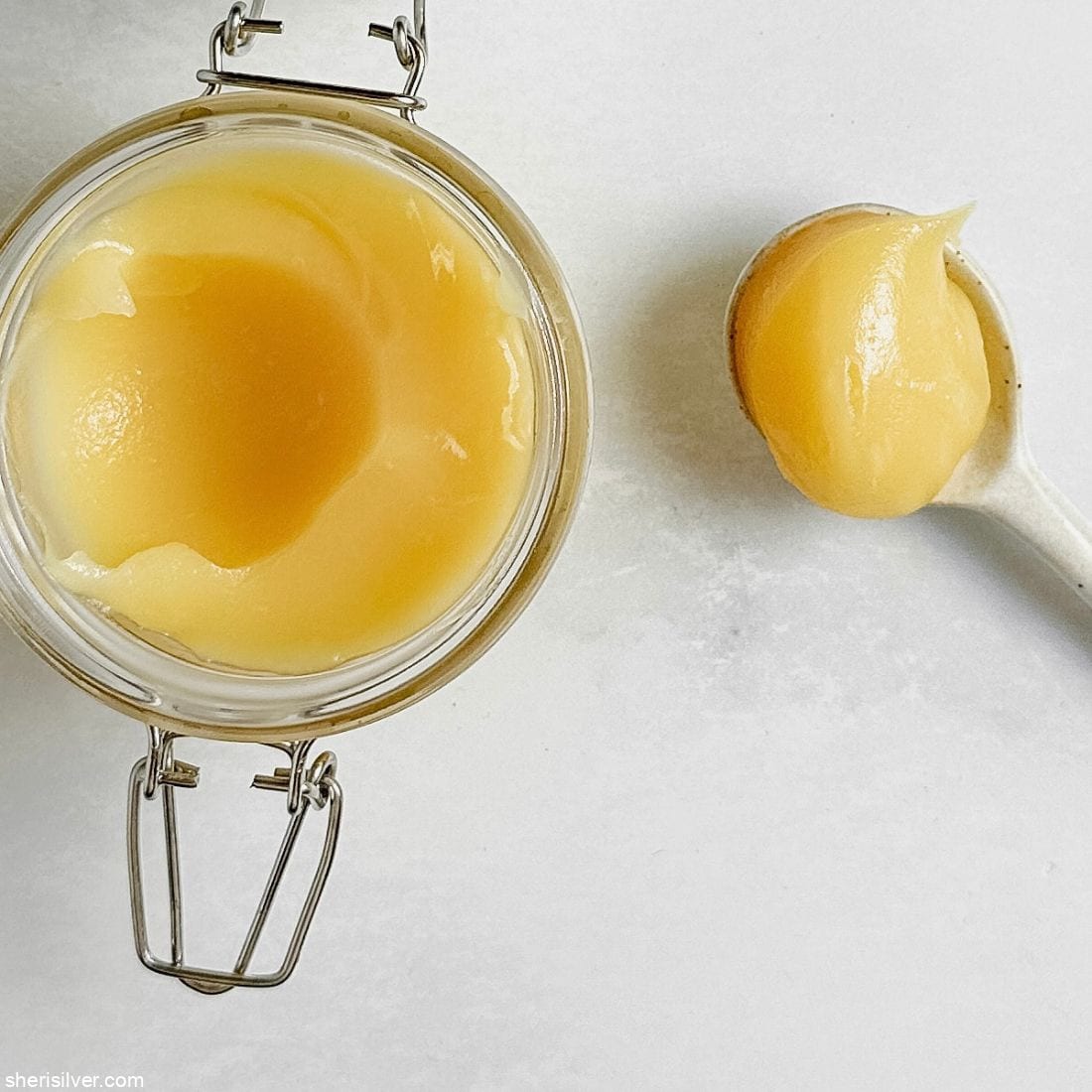 Homemade lemon curd