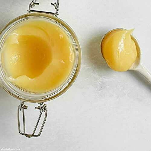 Homemade lemon curd