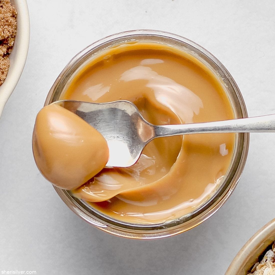 Homemade dulce de leche