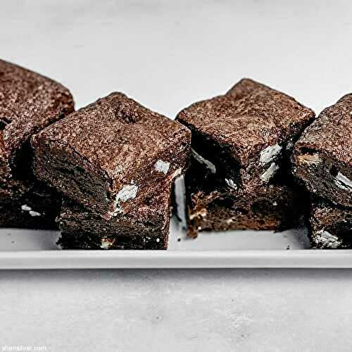How to level up boxed brownie mix!