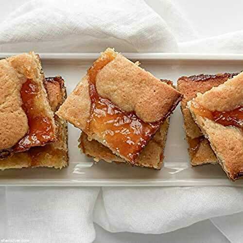 Easy Apricot Almond Bars With Almond Paste