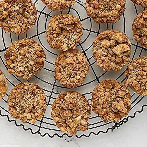 Easy Apple Streusel Pie Cookies