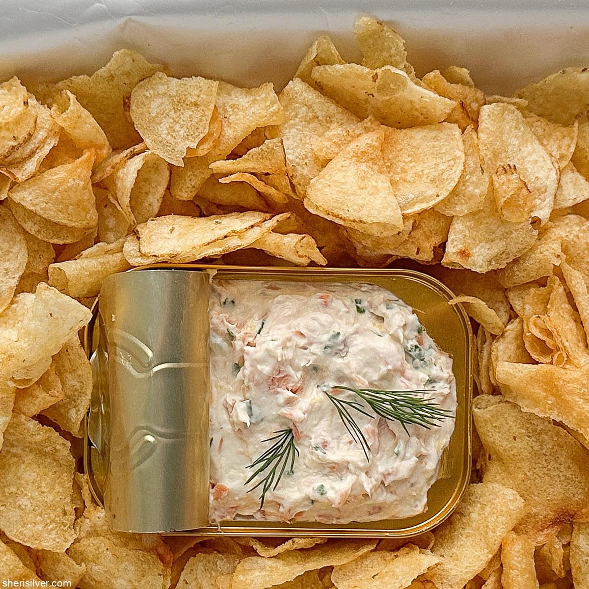 Smoked Trout Dip in a Tin (A Fun, Easy Holiday Starter!)