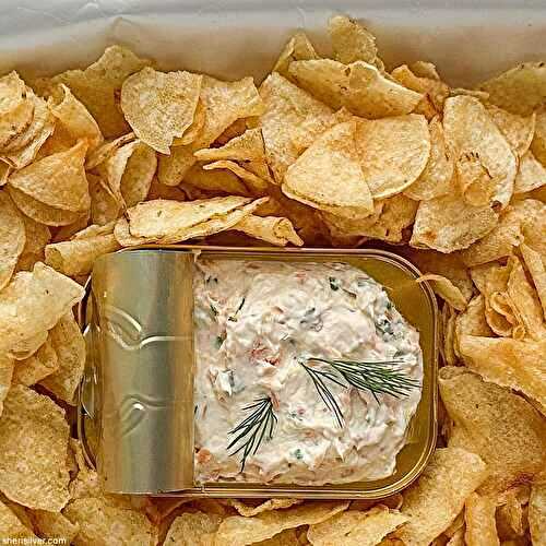 Smoked Trout Dip in a Tin (A Fun, Easy Holiday Starter!)