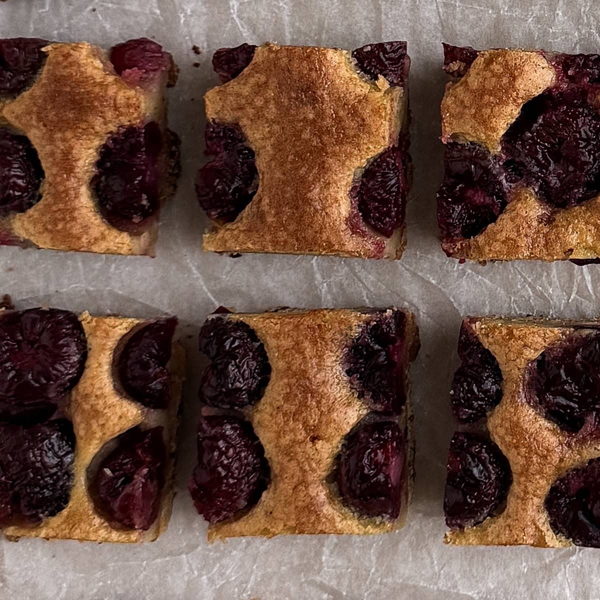 Cherry Brown Butter Bars
