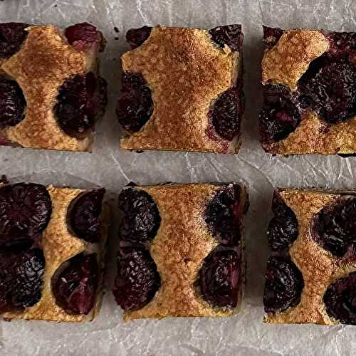 Cherry Brown Butter Bars
