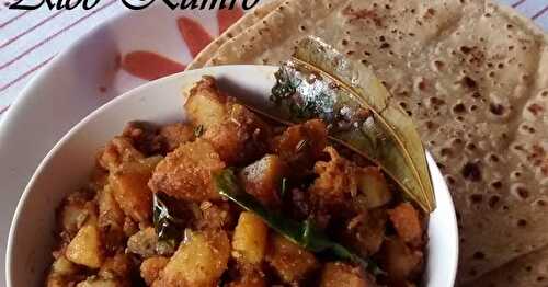 Aloo Kumro (Pumpkin with Potatoes)-Bengali Cuisine