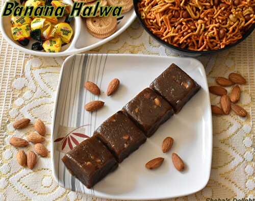 Balehannu (Banana) halwa recipe 
