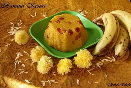 Banana Kesari–Navarathri Recipes(Day 5)