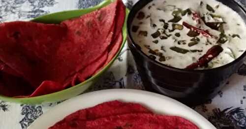 Beetroot Paratha -Lunch Box recipes