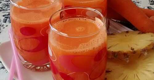 Carrot Pineapple and Orange Juice
