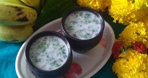 Neer mor /Masala majjige/ Sri Rama Navami recipes – Andhra cuisine
