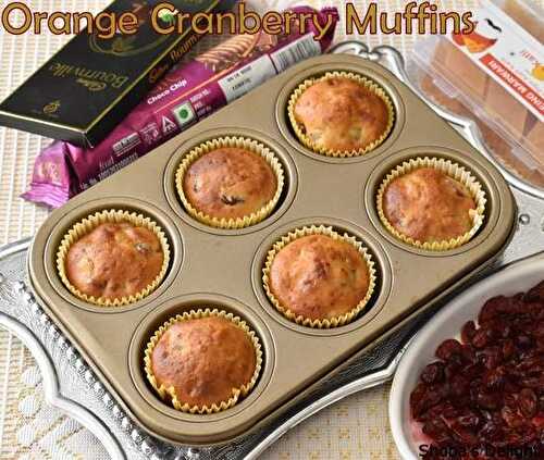 Orange cranberry muffins