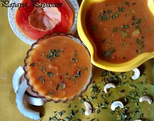 Papaya Payasam(Kheer)–Navarathri Recipes(Day 3)