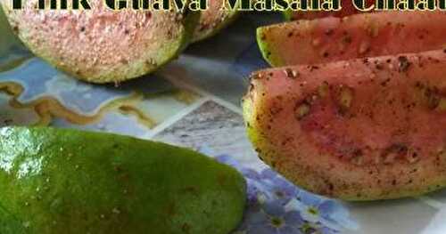 Pink Guava Masala Chaat