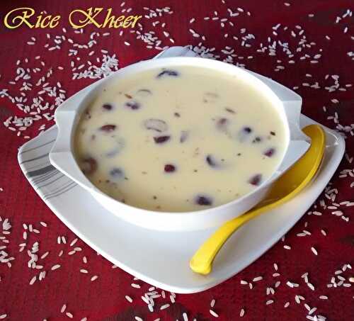Rice Kheer–Quick fix ideas for Leftover food