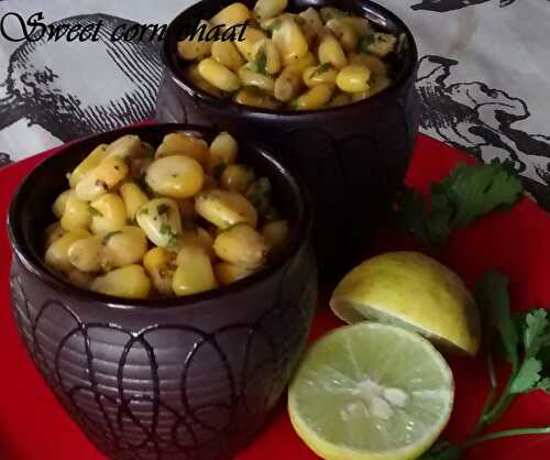 Sweet corn chaat| Chaat recipes