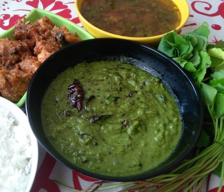 Vallari keerai thuvayal or chutney