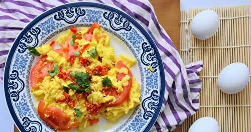 Scrambled Eggs and Tomatoes